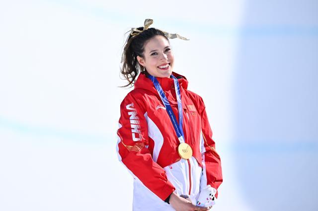 谷爱凌:3块金牌6块奖牌我打破两项纪录拿牌率100%